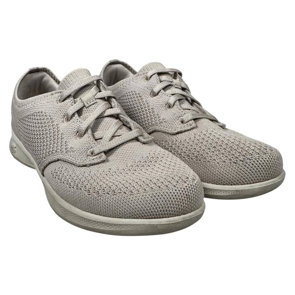 Skechers Taupe Size 7 GOwalk Goga Mat Gen 5 Slip On Sneaker